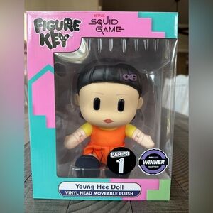 Squid Game - Netflix Young-Hee Doll FigureKey 8-inch Moveable Plush (NIB)